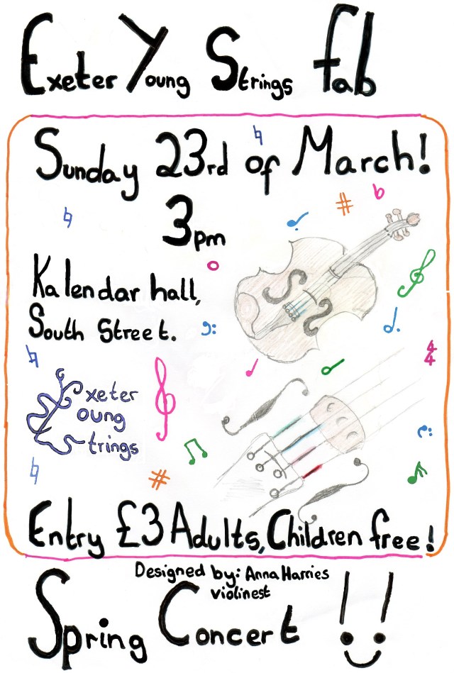 Anna's concert poster