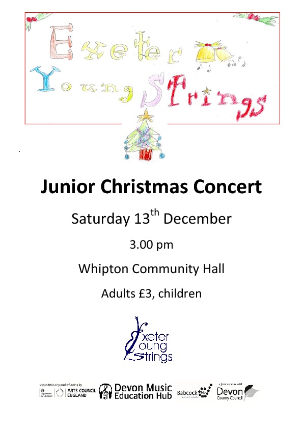 Junior Christmas Concert poster 2014